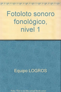 Books Frontpage Fotoloto sonoro fonológico, nivel 1