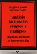 Front pageAnálisis factoriales simples y múltiples