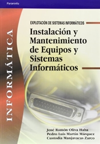 Books Frontpage Instalación y mantenimiento de equipos y sistemas informáticos