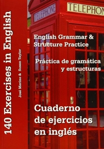 Books Frontpage Cuaderno de ejercicios en inglés, práctica de gramática y estructuras