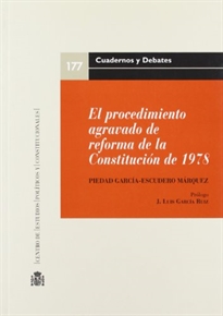 Books Frontpage El procedimiento agravado de reforma de la Constitución de 1978