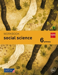 Books Frontpage Social science. 6 Primary. Savia. Workbook