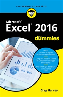 Books Frontpage Excel 2016 para Dummies