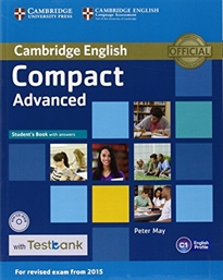 Books Frontpage Compact Advanced Student's Book with Answers with CD-ROM with Testbank
