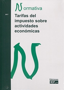 Books Frontpage Tarifas sobre el impuesto de actividades económicas