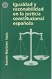 Front pageIgualdad y razonabilidad en la justicia constitucional española