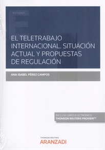 Books Frontpage El teletrabajo internacional. Situación actual y propuestas de regulación (Papel + e-book)