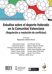 Books Frontpage Estudios sobre el deporte federado en la Comunitat valenciana