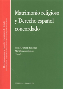 Books Frontpage Matrimonio religioso y Derecho español concordado