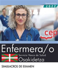 Books Frontpage Enfermera/o. Servicio vasco de salud-Osakidetza. Simulacros de examen