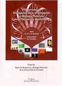 Books Frontpage VIII Jornadas de divulgación de la investigación en biología molecular, celular, genética y biotecnología