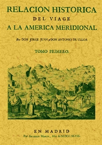 Books Frontpage Relación histórica del viage a la América Meridional (2 tomos)