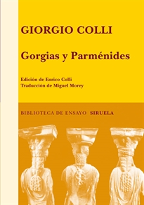 Books Frontpage Gorgias y Parménides