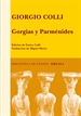 Front pageGorgias y Parménides