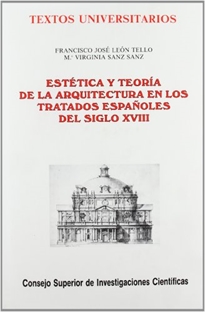Books Frontpage Estética y teoría de la arquitectura en los tratados españoles del siglo XVIII