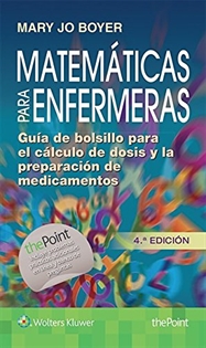 Books Frontpage Matemáticas para enfermeras