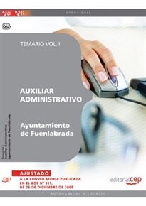 Books Frontpage Auxiliar Administrativo del Ayuntamiento de Fuenlabrada. Temario Vol. I.