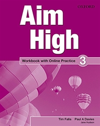 Books Frontpage Aim High 3. Workbook + Online Practice Pack