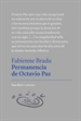 Front pagePermanencia de Octavio Paz