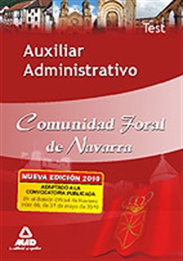 Books Frontpage Auxiliar administrativo de la comunidad foral de navarra. Test