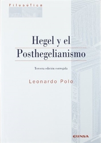 Books Frontpage Hegel y el posthegelianismo, 3ª ed.