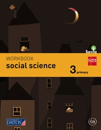 Books Frontpage Social science. 3 Primary. Savia. Workbook