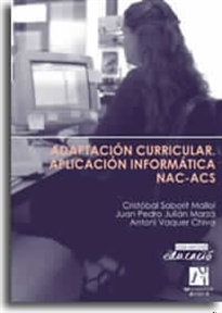 Books Frontpage Adaptación curricular. Aplicación informàtica  NAC-ACS