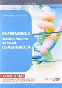 Books Frontpage Enfermero/a del Servicio Navarro de Salud-Osasunbidea. Simulacros de Examen