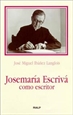 Front pageJosemaría Escrivá como escritor