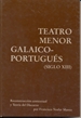 Front pageTeatro menor galaico-portugués (siglo XIII)