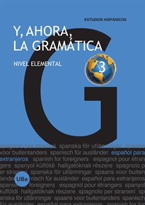 Books Frontpage Y, ahora, la gramática 3. Nivel elemental