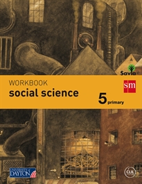 Books Frontpage Social science. 5 Primary. Savia. Workbook