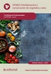 Front pagePreelaboración y conservación de vegetales y setas. HOTR0408 - Cocina