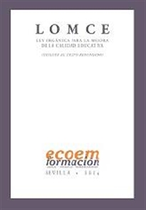 Books Frontpage LOMCE (Ley orgánica para la mejora de la calidad educativa) (incluye texto refundido)