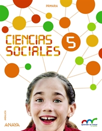 Books Frontpage Ciencias Sociales 5. (Con Social Science 5 In focus.)