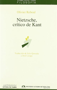 Books Frontpage Nietzsche, crítico de Kant