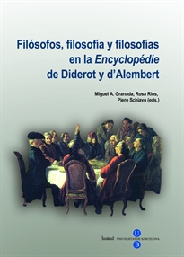 Books Frontpage Filósofos, filosofía y filosofías en la ?Encyclopédie? de Diderot y d?Alembert