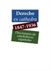 Front pageDerecho ex cathedra. 1847-1936