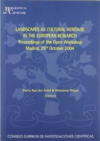 Books Frontpage Landscapes as cultural heritage in the european research