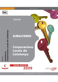 Books Frontpage Subalterns Corporacions Locals de Catalunya. Temari