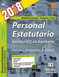 Books Frontpage Personal Estatutario Sanitario y no Sanitario. Servicio Aragonés de Salud. Materia Común. Temario y Test