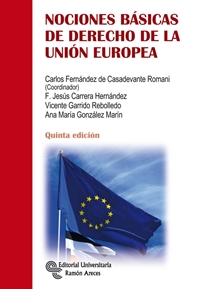 Books Frontpage Nociones básicas de derecho de la Unión Europea