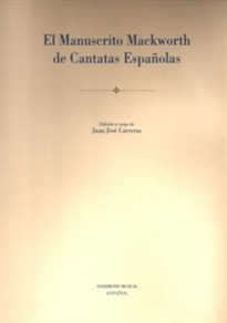 Books Frontpage El manuscrito Mackworth de cantatas españolas