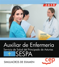 Books Frontpage Auxiliar de Enfermería del Servicio de Salud del Principado de Asturias. SESPA. Simulacros de examen