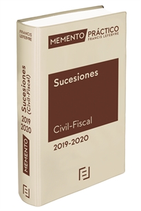 Books Frontpage Memento Sucesiones (Civil-Fiscal) 2019