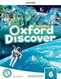 Books Frontpage Oxford Discover 6. Class Book with App Pack 2nd Edition