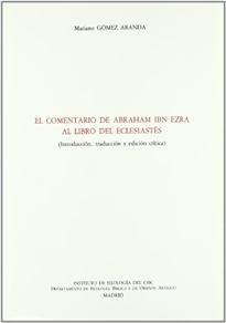 Books Frontpage El comentario de Abraham Ibn Ezra al Libro del Eclesiastés