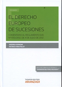 Books Frontpage El Derecho europeo de sucesiones (Papel + e-book)