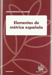Books Frontpage Elementos de métrica española