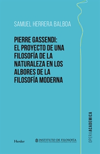 Books Frontpage Pierre Gassendi: El proyecto de una filosofía de la naturaleza en los albores de la filosofía moderna